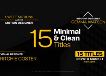 VideoHive 15 Minimal and Clean Titles 46492105