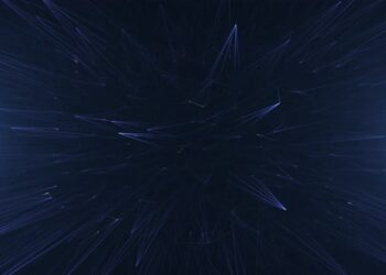 VideoHive Abstract Network of Lines and Dots with Flying Flares and Glowing Signals Inside a Growing Network 47467485