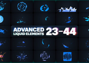 VideoHive Advanced Liquid Elements for After Effects 47621597