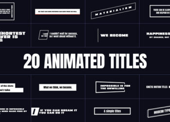 VideoHive Animated Titles 47154333