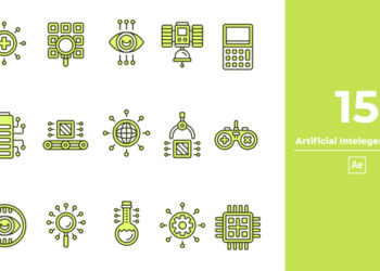 VideoHive Artificial Intelegence Icon After Effect 47365132