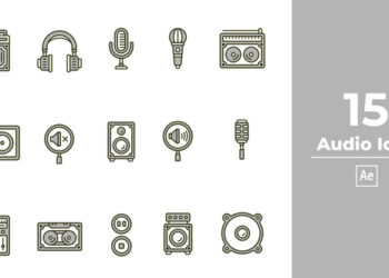 VideoHive Audio Icon After Effect 46306145