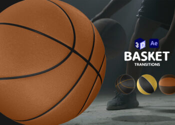 VideoHive Basketball Transitions for After Effects 46893339