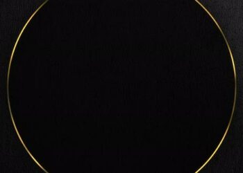 VideoHive Black Luxury Background with Golden Ribbon Elements and Glitter Light Effect Decoration Abstract 47608254