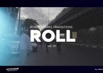 VideoHive Bokeh Roll Transitions Vol. 01 47452707