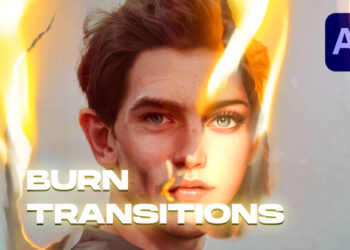VideoHive Burn Transitions 47367845
