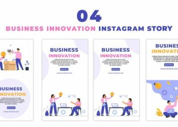 VideoHive Business Innovation Flat Vector Instagram Story 47441292