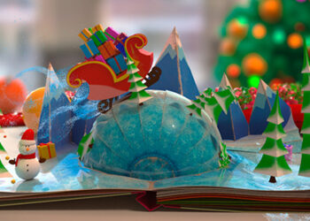 VideoHive Christmas Pop-Up Book 6296566