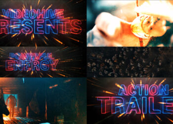 VideoHive Cinematic Neon Trailer Teaser 28756881
