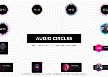 VideoHive Circle Audio Visualizations 47232028