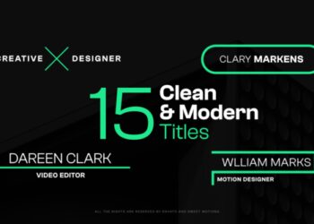 VideoHive Clean and Modern Titles 46626523