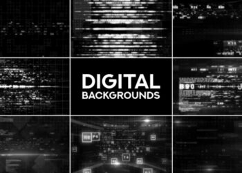 VideoHive Collection Of Digital Backgrounds for After Effects 47437114