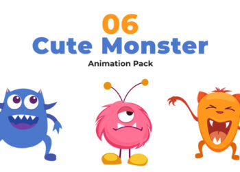 VideoHive Cute Monster Character Animation 47281578