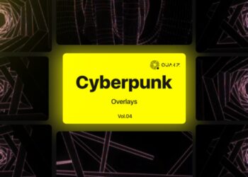 VideoHive Cyberpunk Overlays Vol. 04 47534244