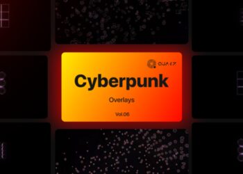 VideoHive Cyberpunk Overlays Vol. 06 47534322