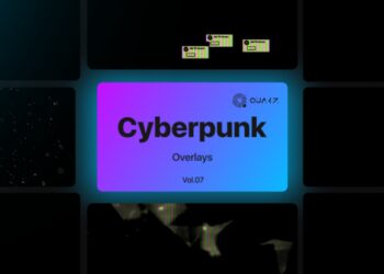 VideoHive Cyberpunk Overlays Vol. 07 47534350