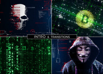 VideoHive Cyberspace Intro and Digital Transitions 36661920
