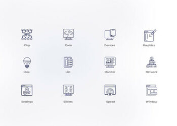 VideoHive Design and Development - Outline Icons 46804044