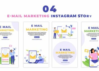 VideoHive E-Mail Marketing 2D Character Instagram Story 47438492