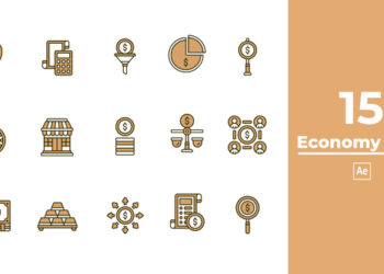 VideoHive Economy Icon After Effect 47475153