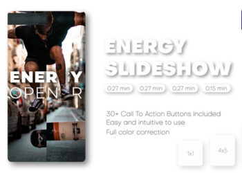 VideoHive Energy Slideshow - Instagram Reels, TikTok Post, Short Stories 41407206