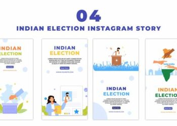 VideoHive Eye Catching Indian Election Instagram Story Characters 47440088