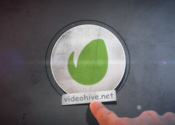 VideoHive From the hand of the intro logo. 10954871