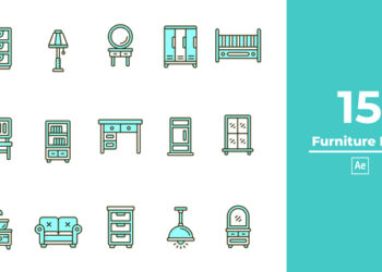 VideoHive Furniture Icon After Effect 46435406