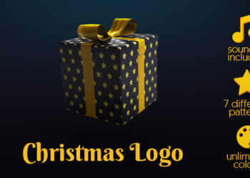 VideoHive Gift Box Logo Christmas and New Year 2022 21074253