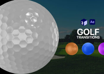 VideoHive Golf Ball Transitions for After Effects 47012940