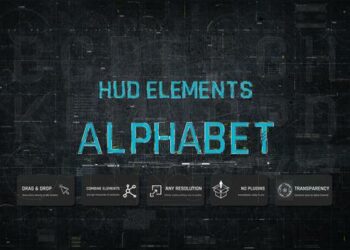 VideoHive HUD Elements Alphabet 45936899