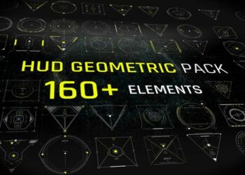 VideoHive HUD Elements Geometric Pack 44023325