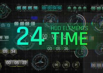 VideoHive HUD Elements Time 45916238