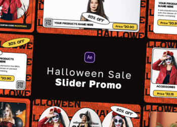VideoHive Halloween Sale Slider Promo 47457282