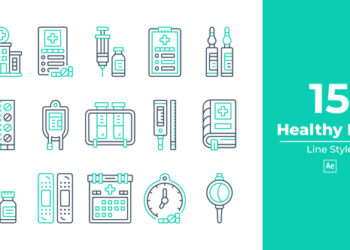 VideoHive Health Icon After Effect 45872652