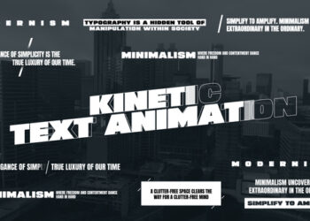 VideoHive Kinetic Text Animation 47429507