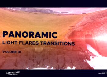 VideoHive Light Flares Panoramic Transitions Vol. 01 47223849