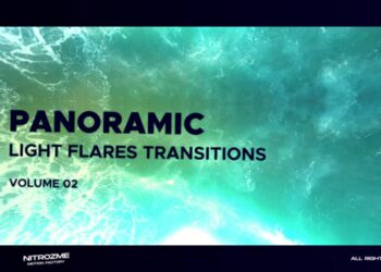 VideoHive Light Flares Panoramic Transitions Vol. 02 47223851