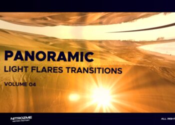 VideoHive Light Flares Panoramic Transitions Vol. 04 47223879