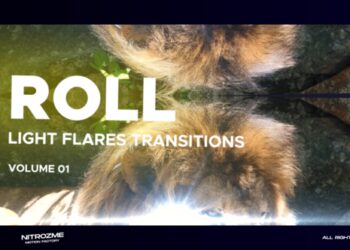 VideoHive Light Flares Roll Transitions Vol. 01 47223883