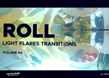 VideoHive Light Flares Roll Transitions Vol. 04 47223929