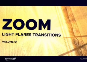 VideoHive Light Flares Zoom Transitions Vol. 01 47223972