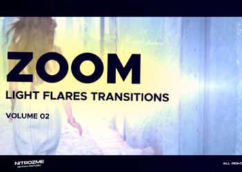 VideoHive Light Flares Zoom Transitions Vol. 02 47223975