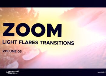 VideoHive Light Flares Zoom Transitions Vol. 03 47223977