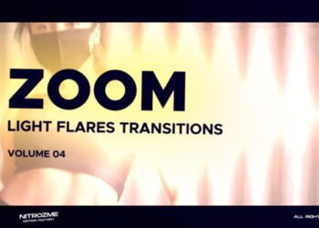 VideoHive Light Flares Zoom Transitions Vol. 04 47224008