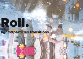 VideoHive Lights & Particles Roll Transitions Vol. 01 47054457