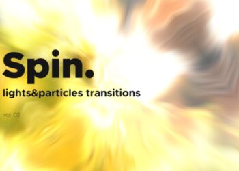 VideoHive Lights & Particles Spin Transitions Vol. 02 47054540