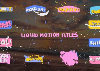 VideoHive Liquid Motion Titles for After Effects 47565024