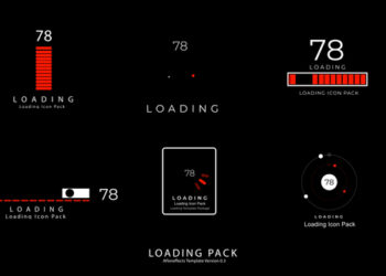 VideoHive Loading Icon Pack 4 47319762