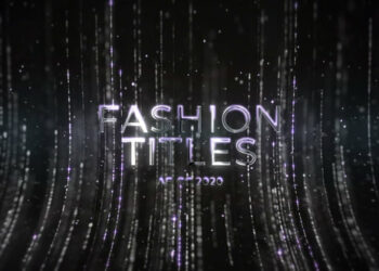VideoHive Luxury Fashion Lines Titles 47499666